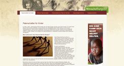 Desktop Screenshot of patenschaft.org